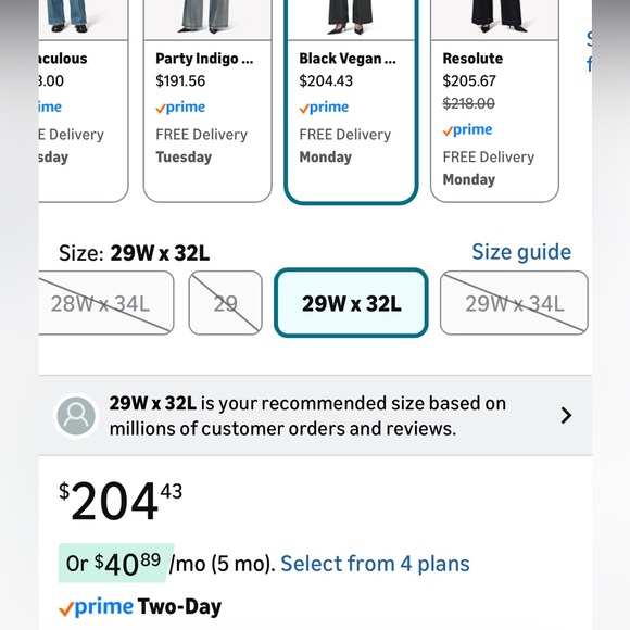 Joe's Jeans Black Wide-Leg Pants - Picture 8 of 16